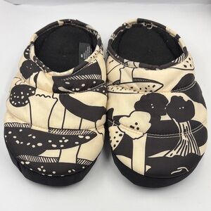 BAGGU Black and Cream Women's Slippers